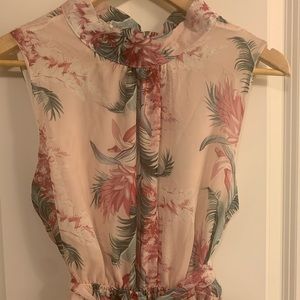 Jumpsuit floral print